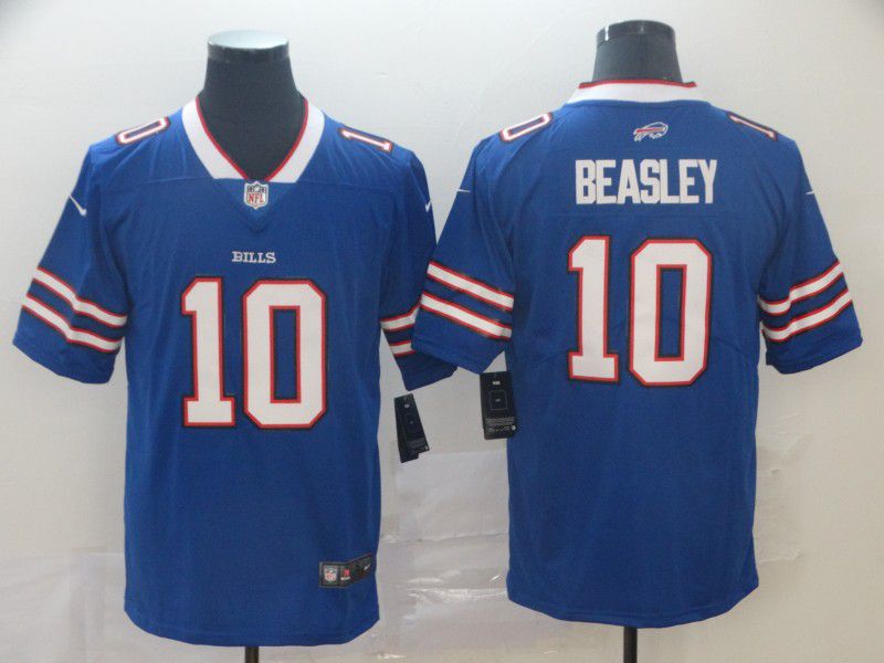 Men Buffalo Bills #10 Beasley Blue Nike Vapor Untouchable Limited Player NFL Jerseys